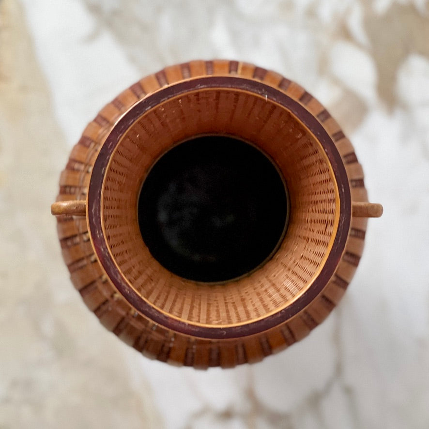 Hand Woven Wicker Vase