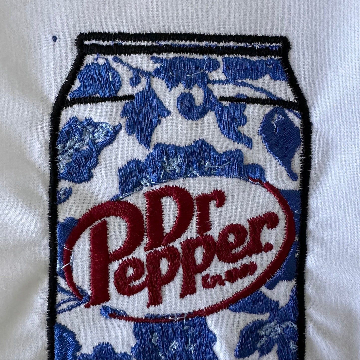 Vibrantly Blue Chinoiserie Soda Dish Towel