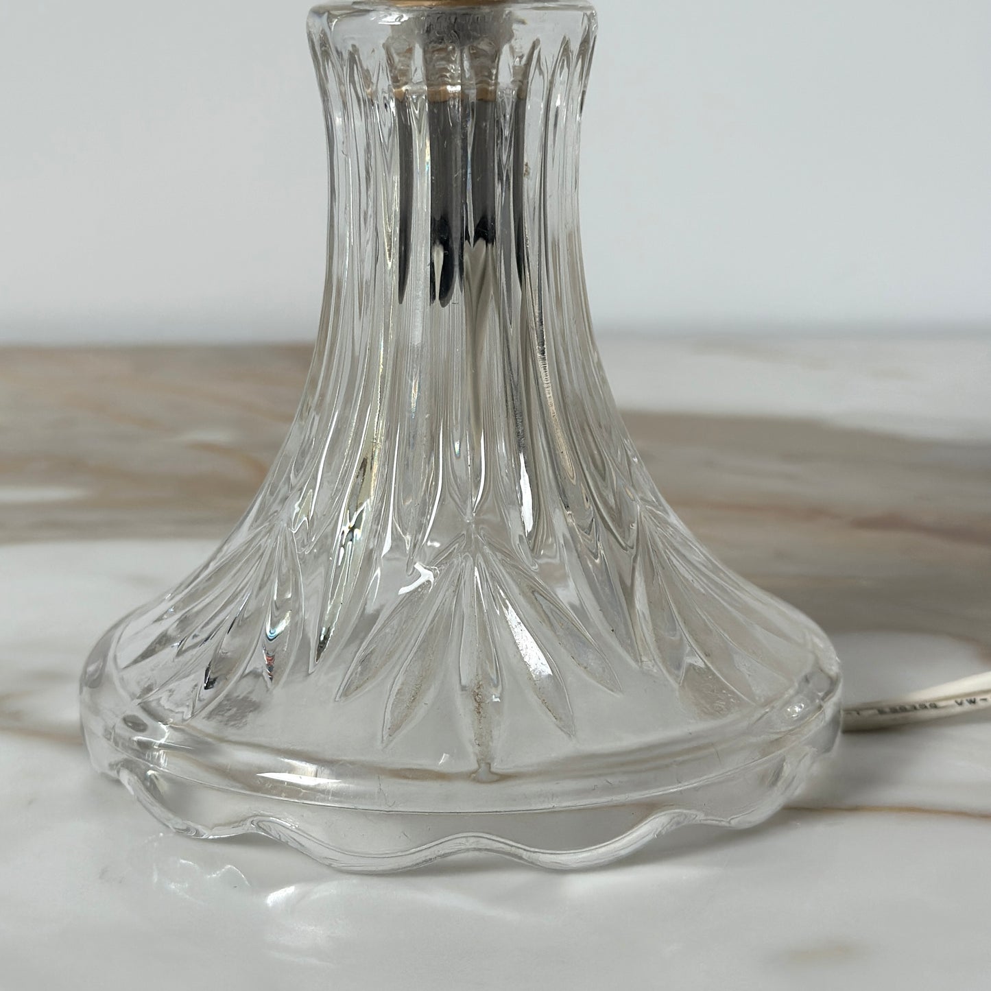 Princess House Crystal Lamp