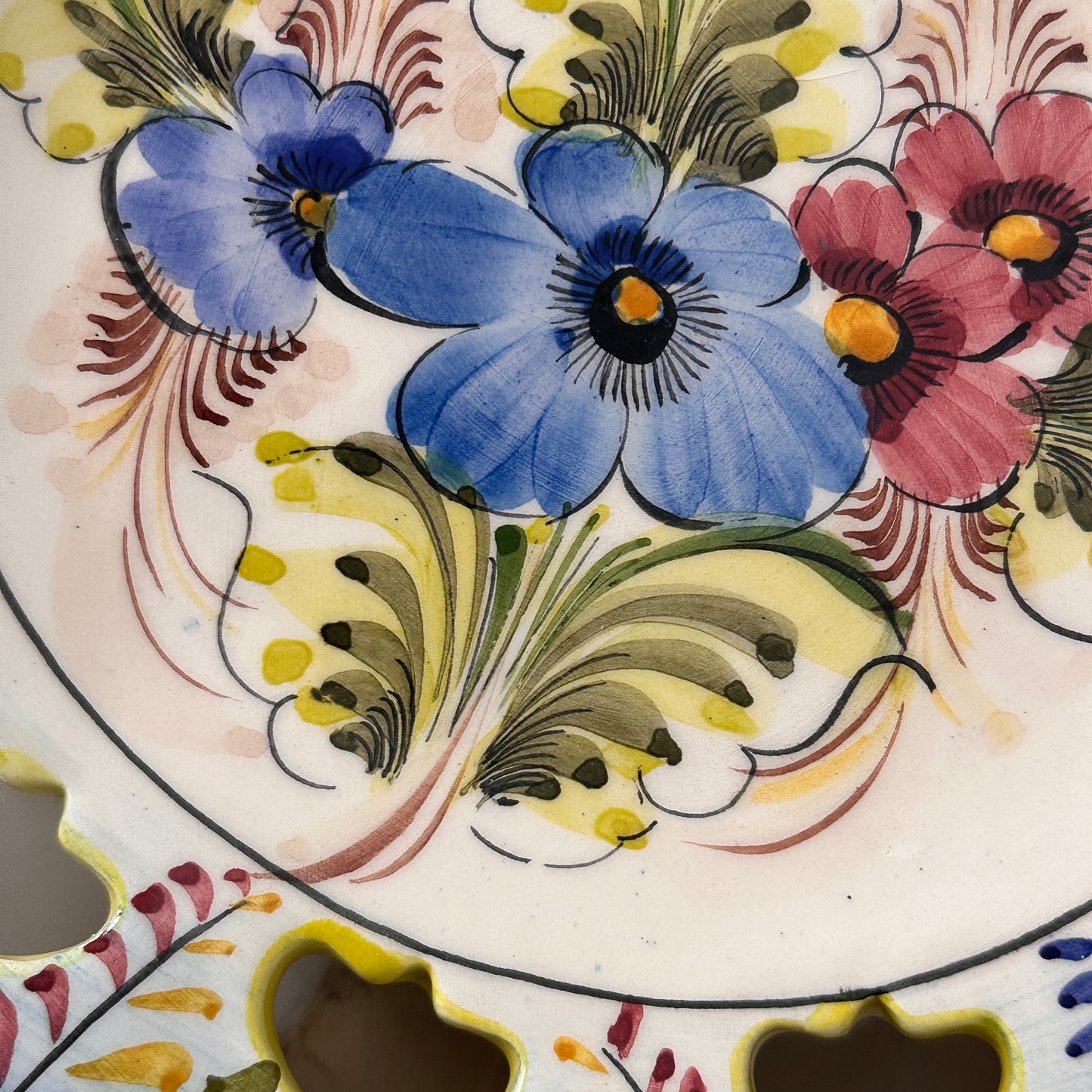 Hand-Painted Wall Plate