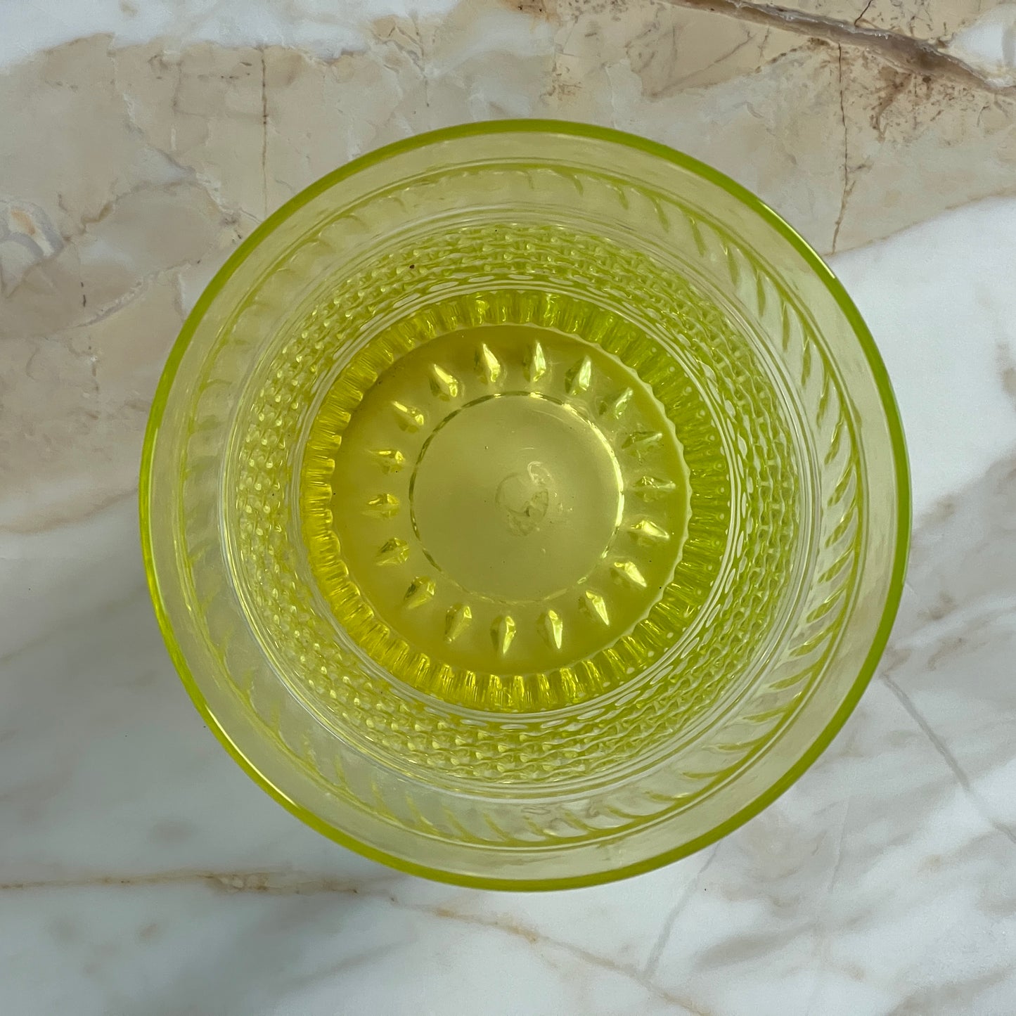 MMA Diamond Banded Flip Glass / Vase