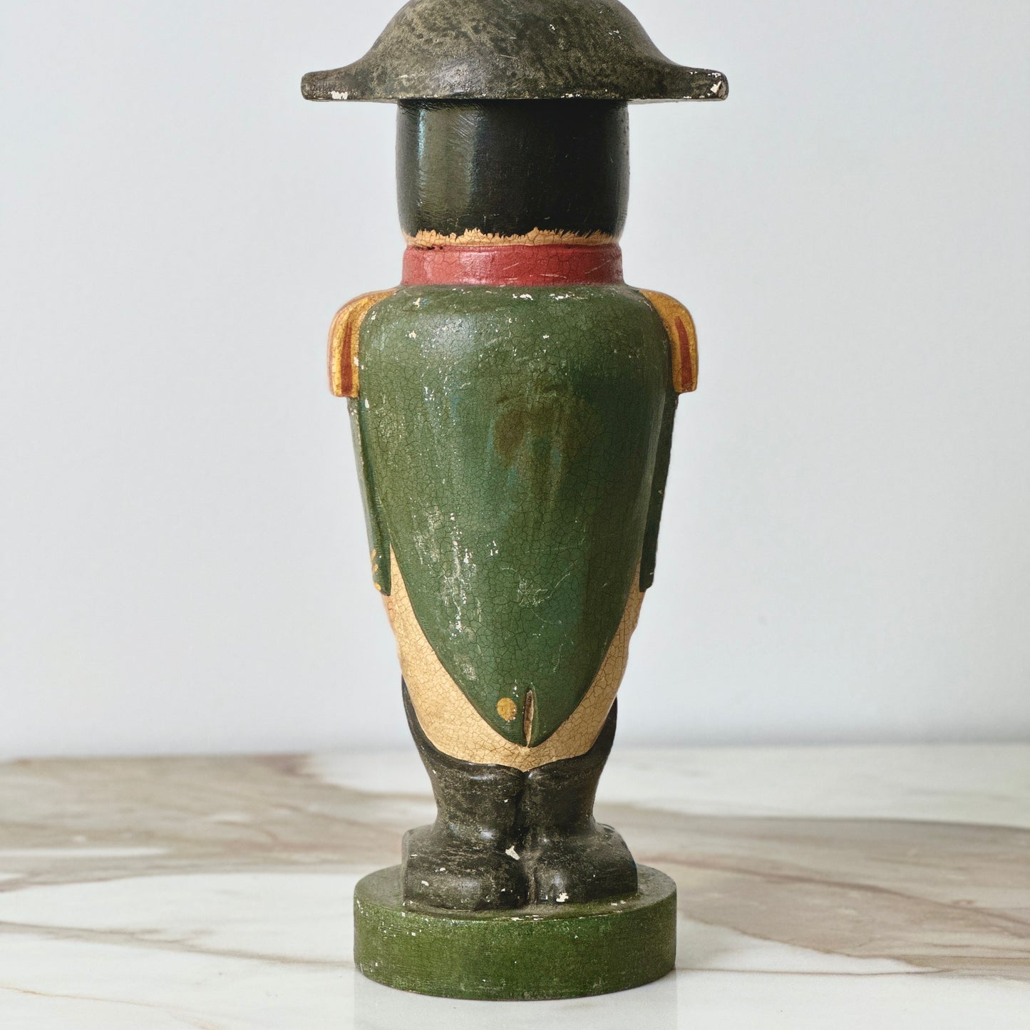 Bronzini Carved Wood Napoleon Soldier