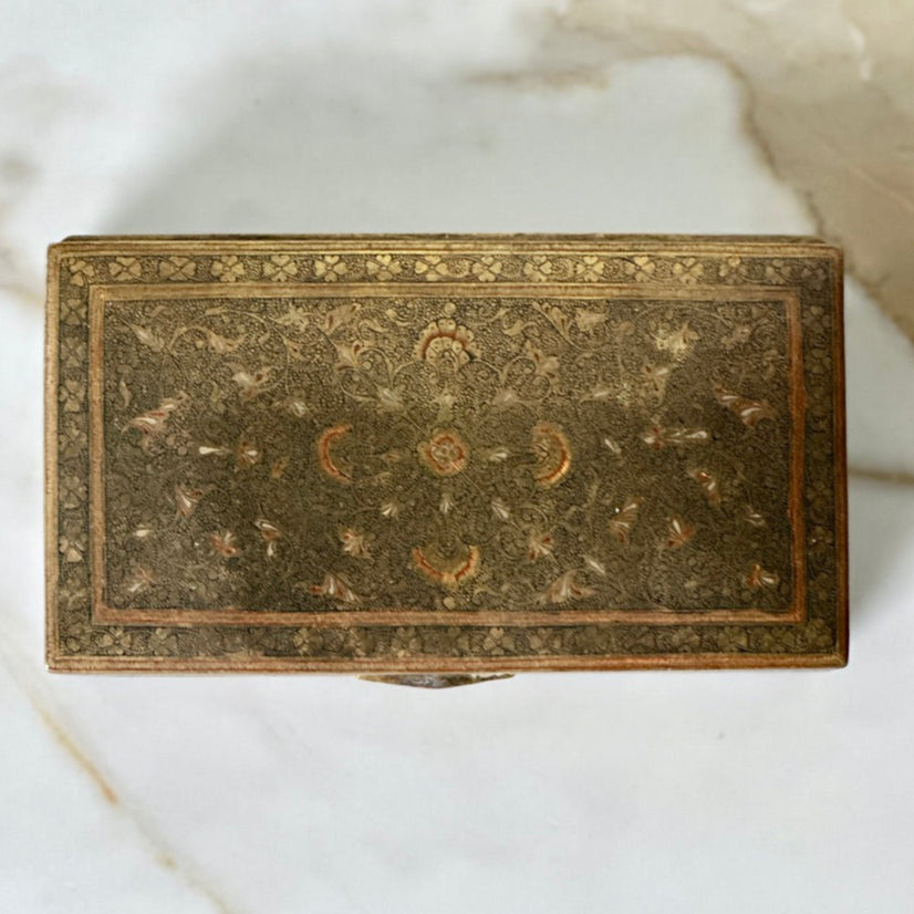 Brass and Enamel Box