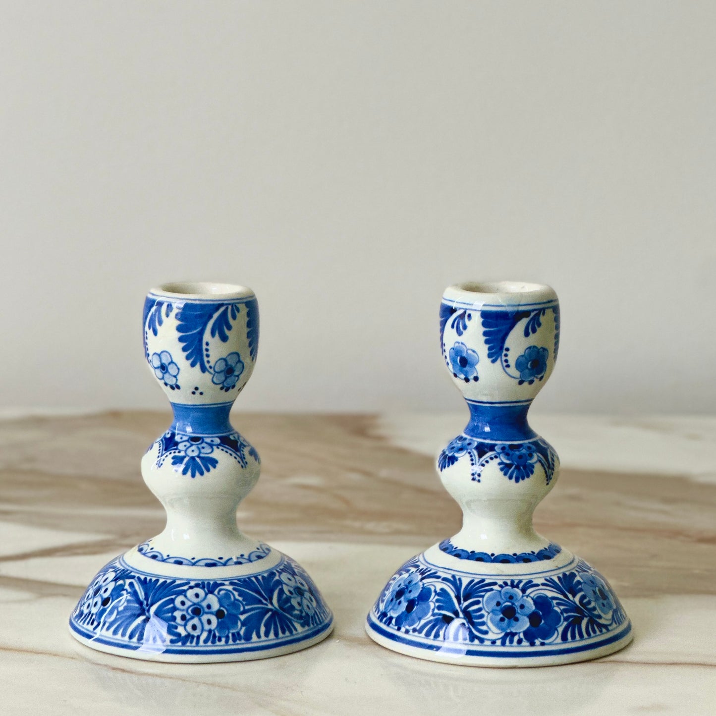 De Porceleyne Fles Royal Delft Candlesticks