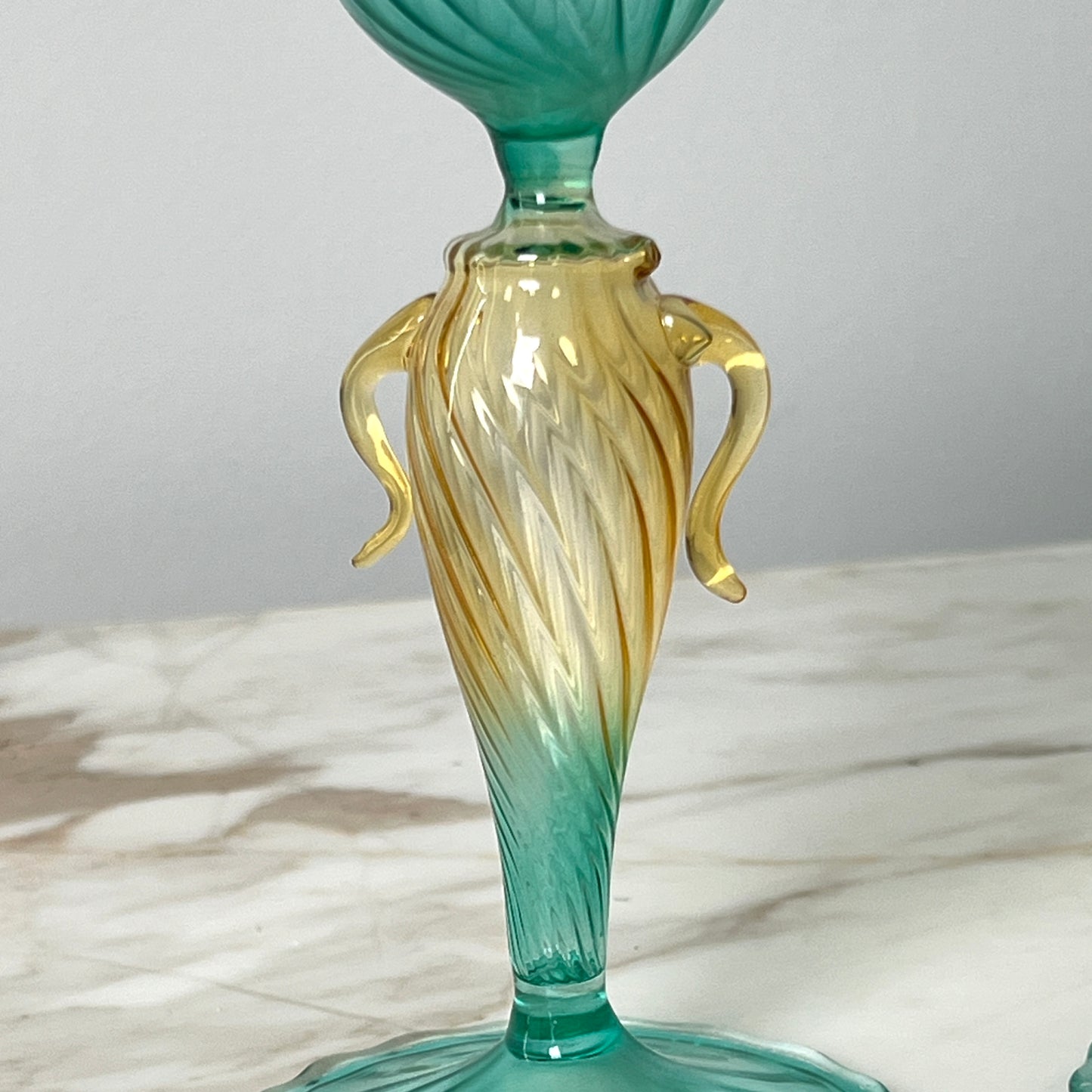 Murano Venetian Tulip Wine Glasses