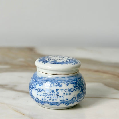 Porcelain Magda Toilet Cream Jar