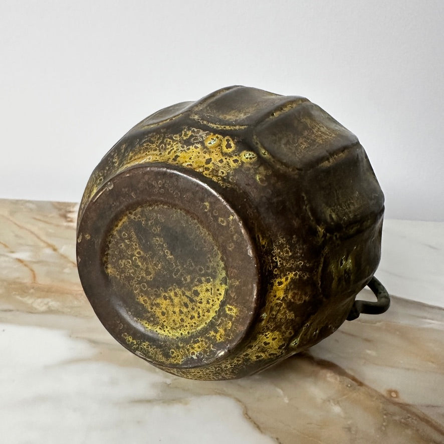 Double Handle Metal Vase