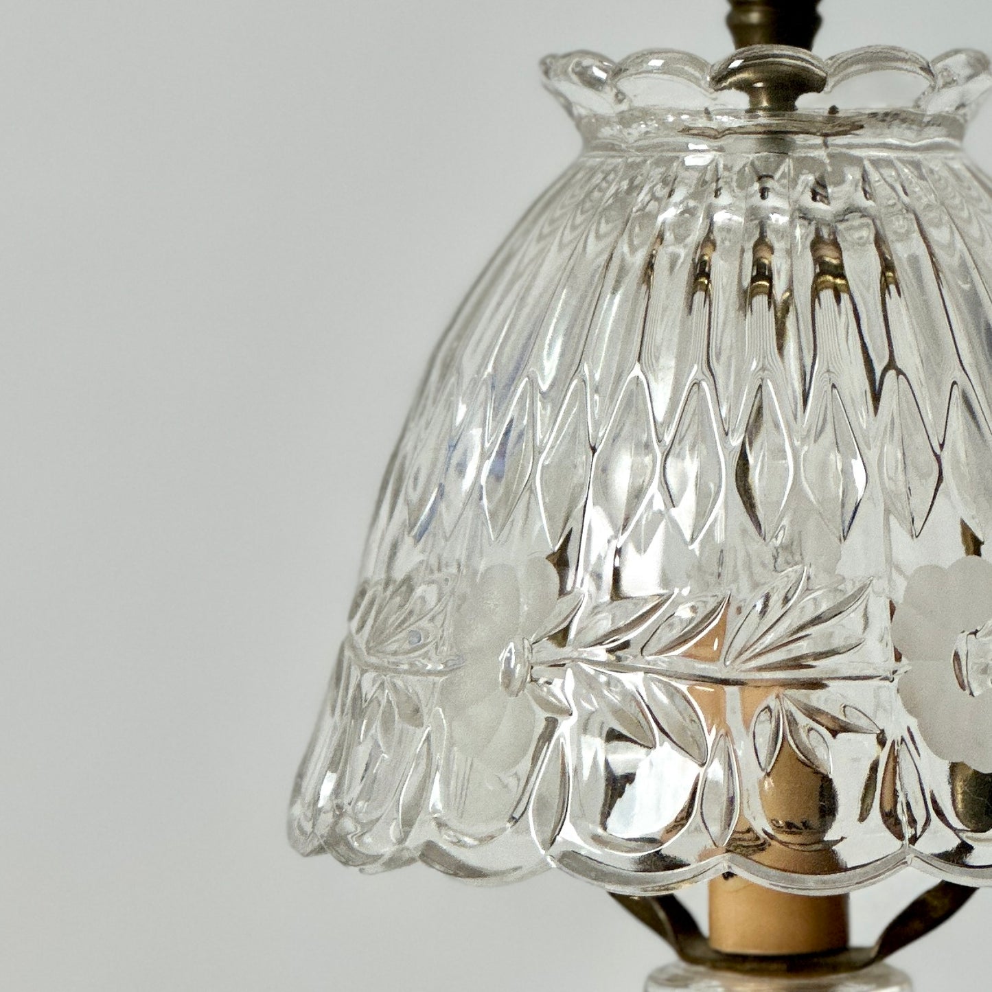Princess House Crystal Lamp