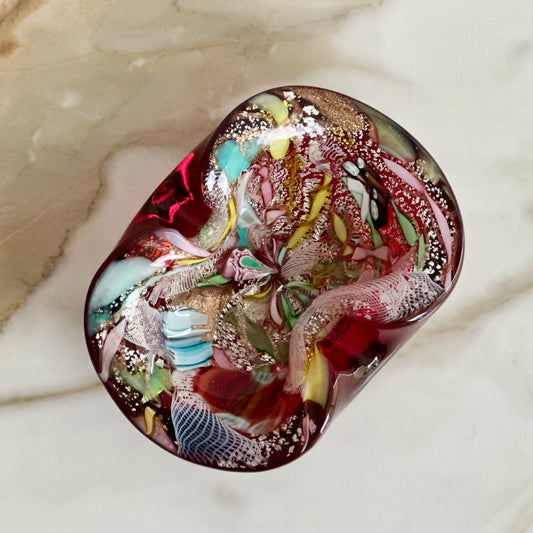 Tutti Frutti Murano Glass Ashtray