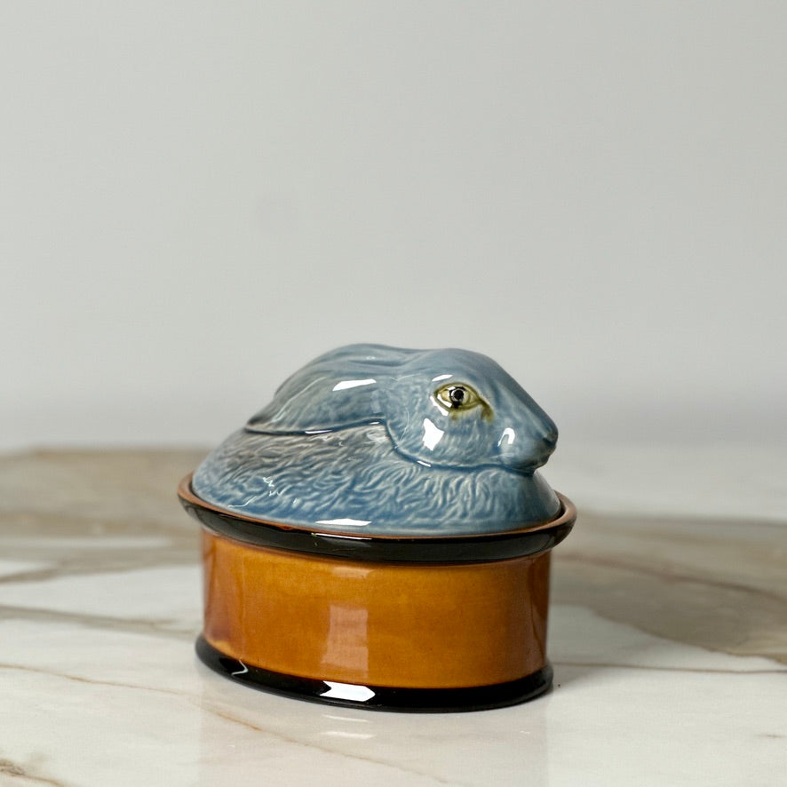 Faiencerie Subtil Earthenware Rabbit Tureen