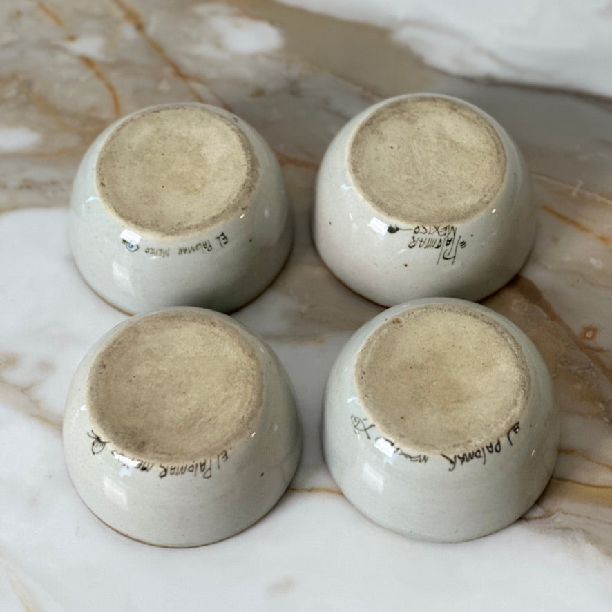 Ken Edwards El Palomar Blue Bird Bowls - set of 4