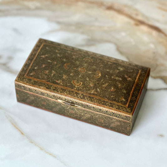 Brass and Enamel Box