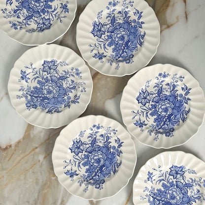 Royal Doulton Kirkwood Blue Salad Plates - Set of 6