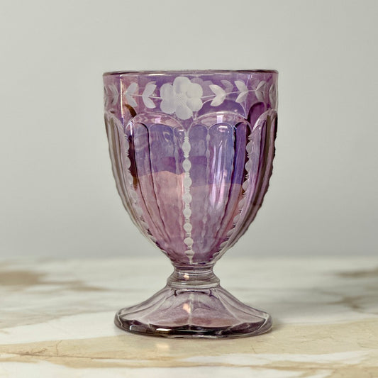 Floral Glass Vase
