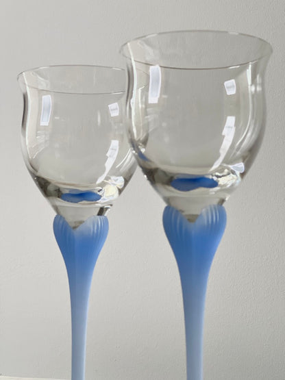 Mikasa Sapphire Frosted Glasses - Pair