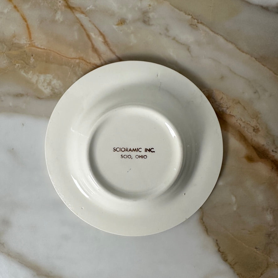 Scioramic Inc. Ceramic Biplane Ashtray