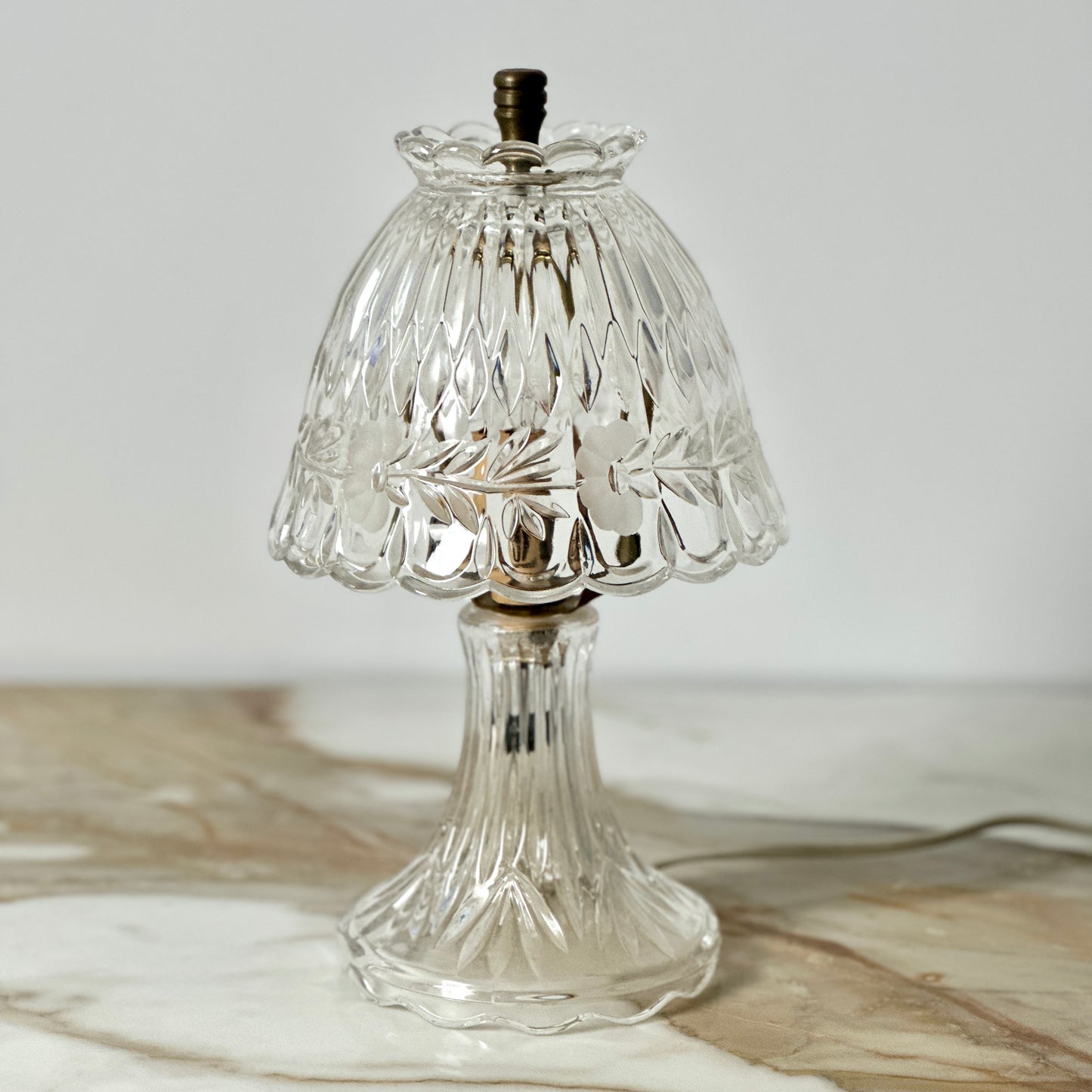 Princess House Crystal Lamp