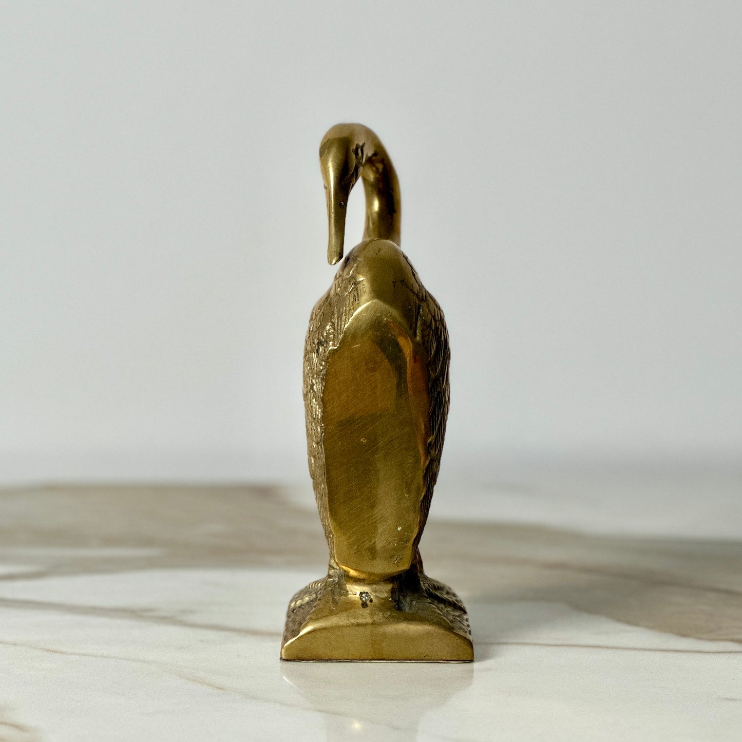 Brass Crane Bookend - Single