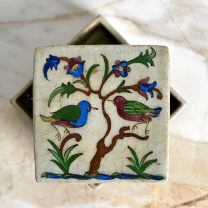 Persian Love Bird Stone Box