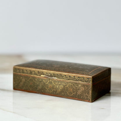 Brass and Enamel Box