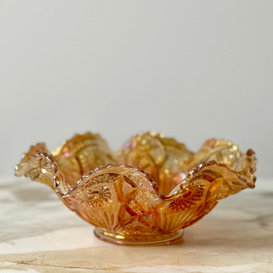 Carnival Glass Dish