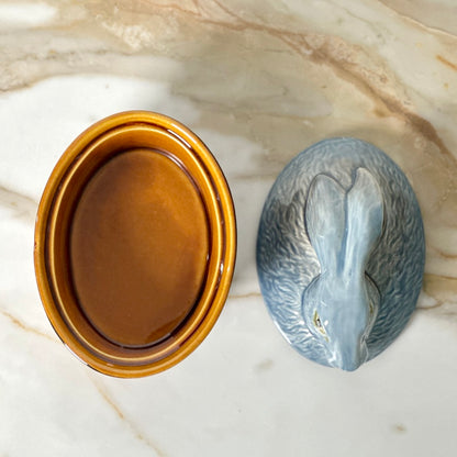 Faiencerie Subtil Earthenware Rabbit Tureen