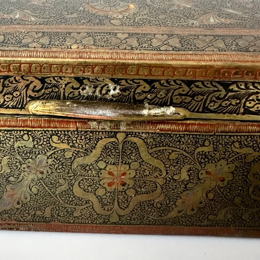 Brass and Enamel Box