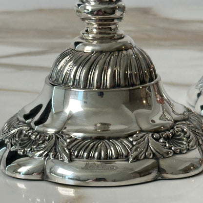 Neiman Marcus Italian Silver Candlesticks