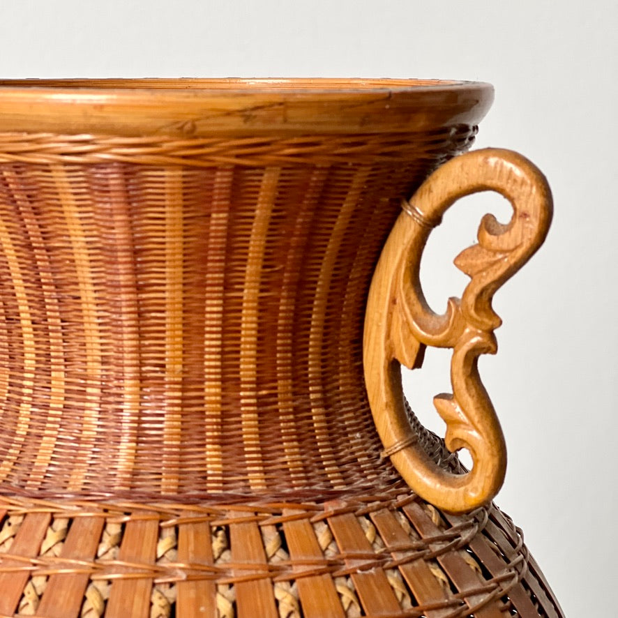 Hand Woven Wicker Vase