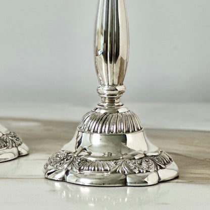 Neiman Marcus Italian Silver Candlesticks