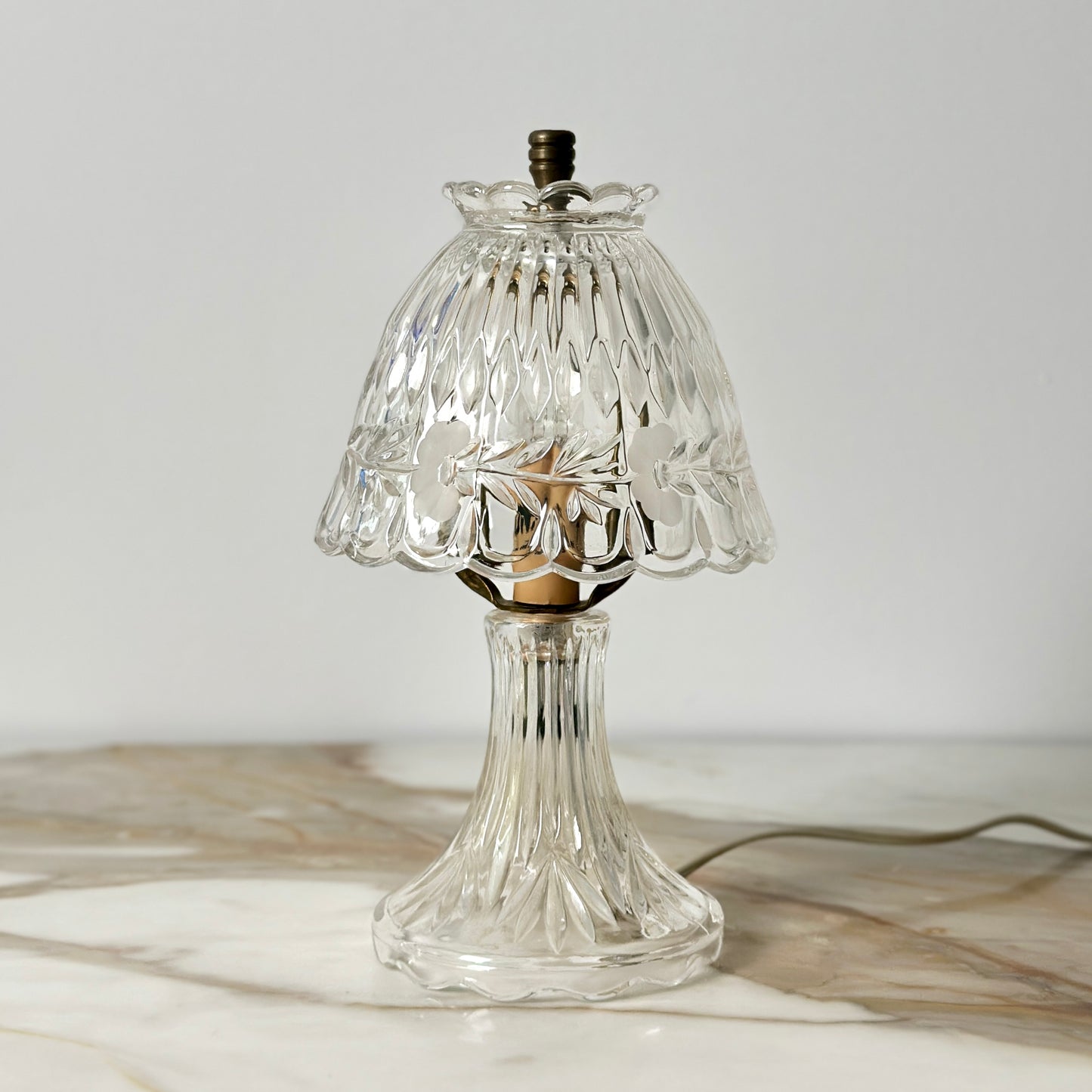 Princess House Crystal Lamp