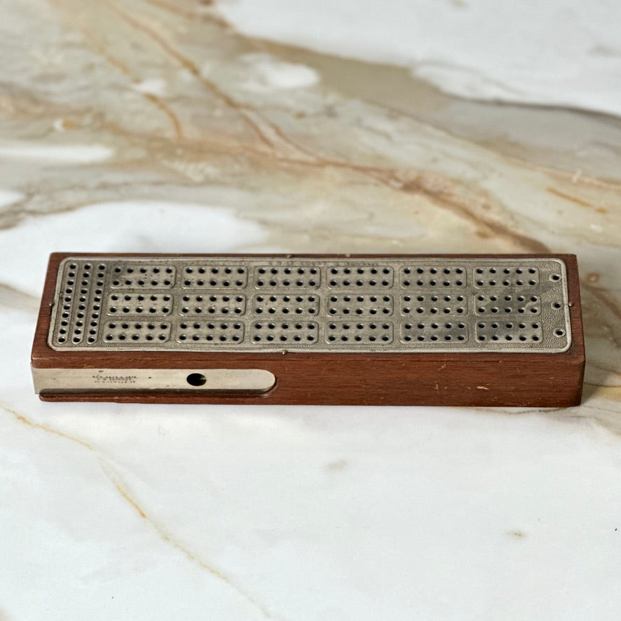 C.W. Le COUNT 1879 Cribbage Board
