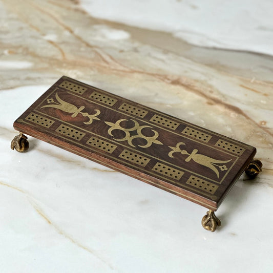 Claw Foot Cribbage Board