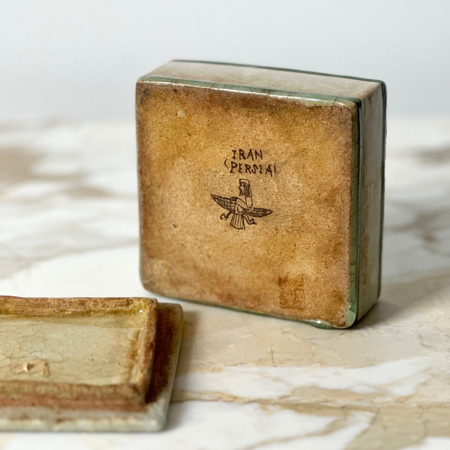 Persian Love Bird Stone Box