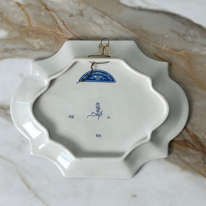 Royal Delft Blue Bird of Paradise Plate Charger