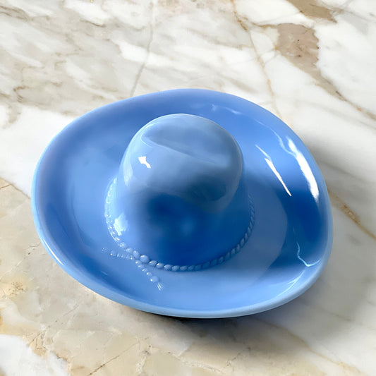 Jeannette Glass Cowboy Hat Ashtray