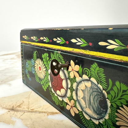 Mexican Lacquered Wood Box