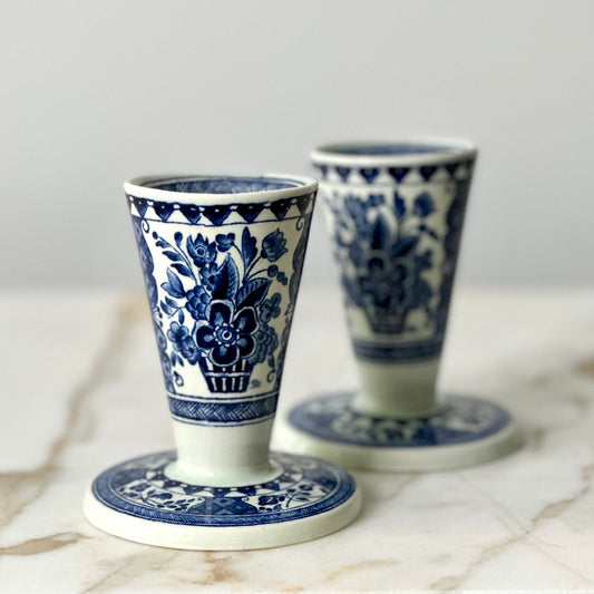 Royal Sphinx King Gustav Candlesticks - Pair