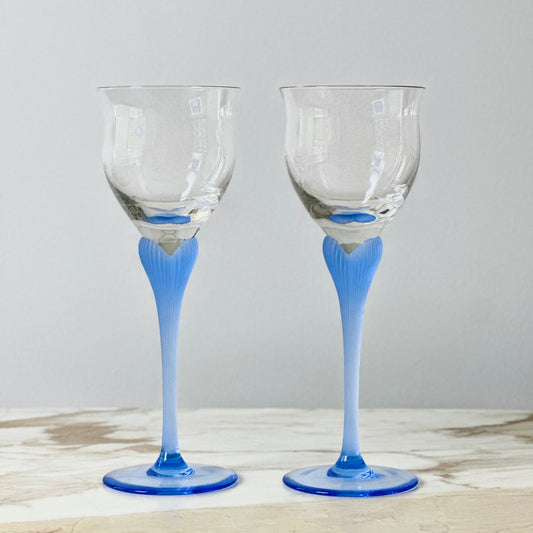 Mikasa Sapphire Frosted Glasses - Pair