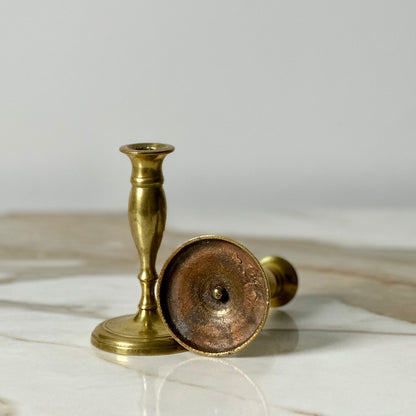 Brass Candlesticks - Pair