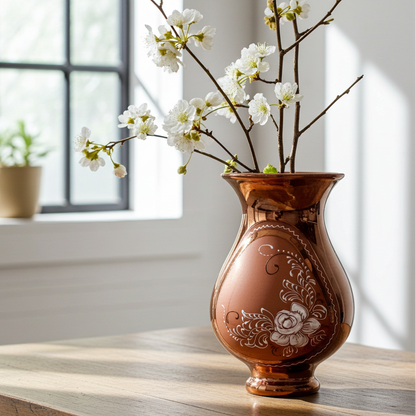 Copper Painted Vase