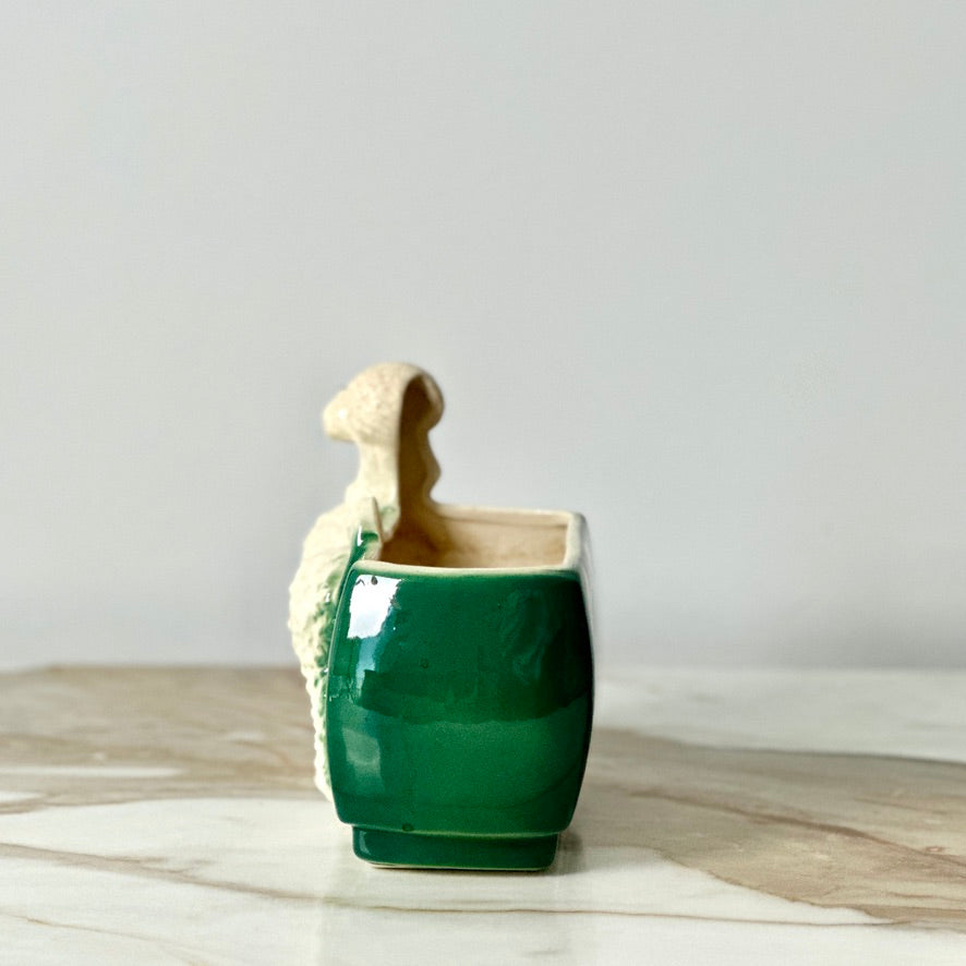Royal Copley Poodle Planter