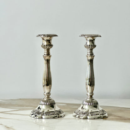 Neiman Marcus Italian Silver Candlesticks