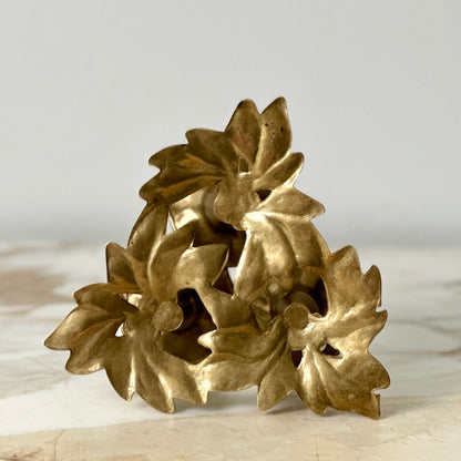 Brass Floral Candelabra