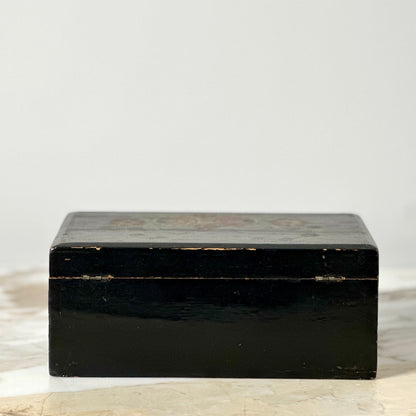 Mexican Lacquered Wood Box