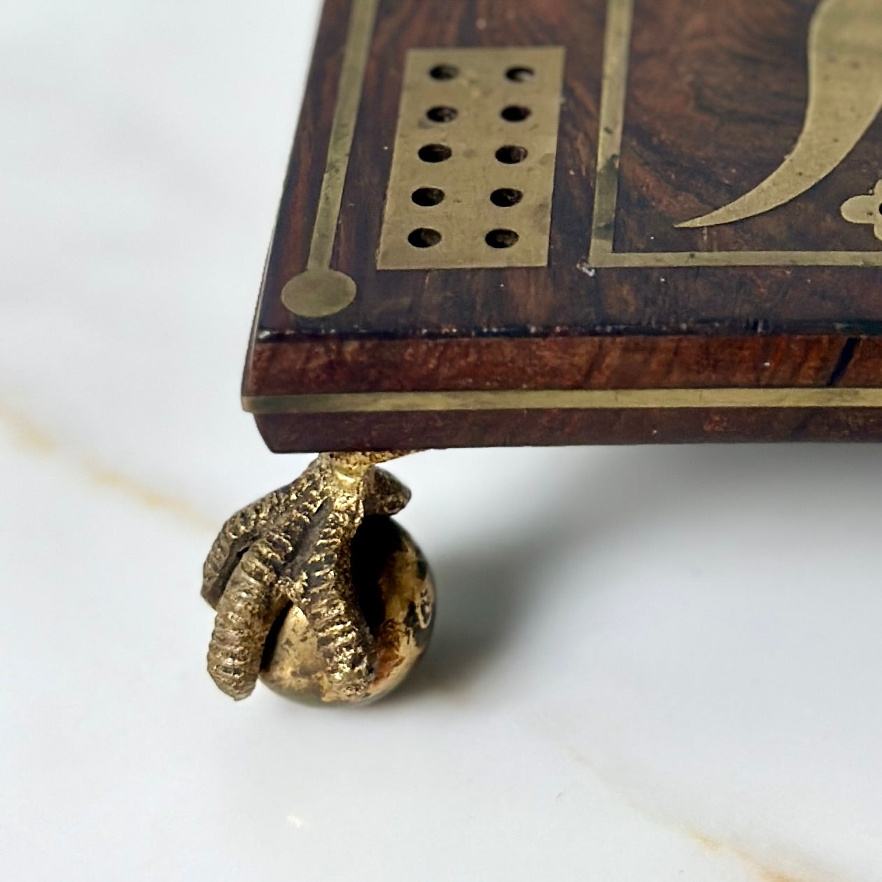 Claw Foot Cribbage Board