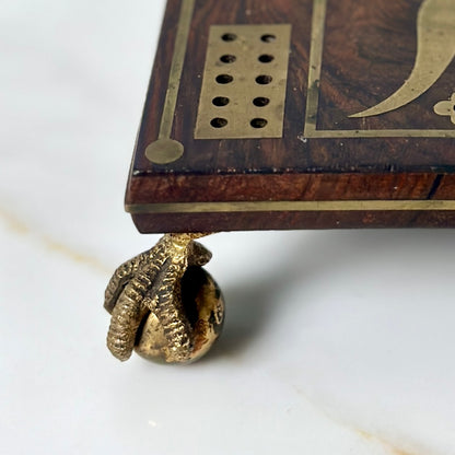 Claw Foot Cribbage Board