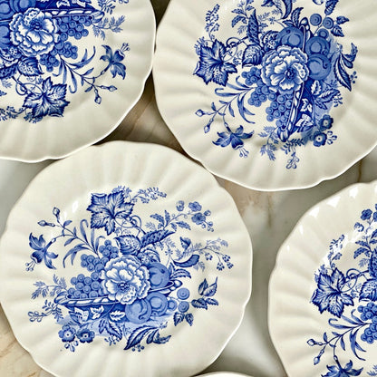 Royal Doulton Kirkwood Blue Salad Plates - Set of 6