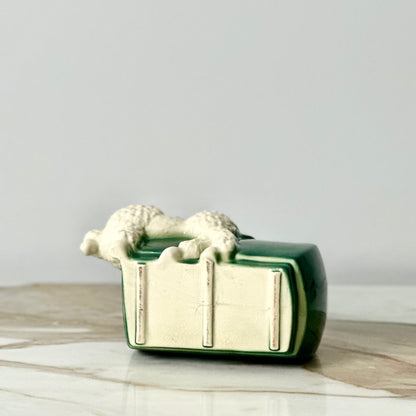 Royal Copley Poodle Planter
