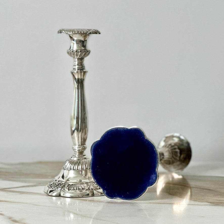 Neiman Marcus Italian Silver Candlesticks
